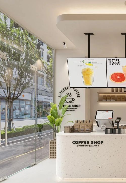 최신 회사 솔루션 정보 Fionexx의 매달린 LCD 메뉴 보드 디스플레이