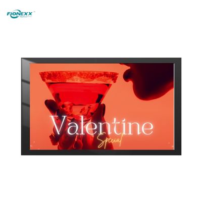 좋은 가격 49인치 블랙 AD 보드 야외 팬 없는 벽에 장착 된 디지털 사이니지 온라인으로
