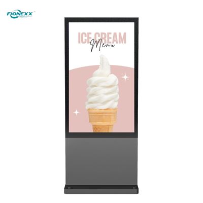 좋은 가격 스트리트 사이드 800-2500nits 아웃도어 디지털 토템 75 인치 회색 AD 보드 온라인으로