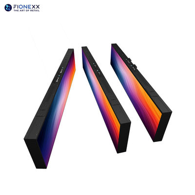 좋은 가격 실내 47.6인치 스트레칭 LCD 디스플레이 듀얼 사이드 소매 디스플레이 온라인으로