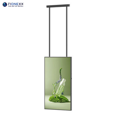 좋은 가격 초상화 및 풍경 디스플레이와 함께 49인치 고 밝기 매달린 단면 LCD 창 디스플레이 온라인으로