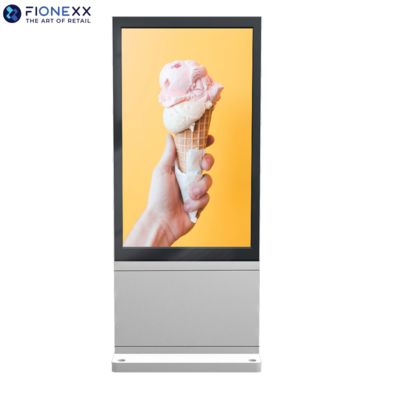 좋은 가격 32인치 실버 창문 외관 팬 없는 수직 디지털 토템 온라인으로