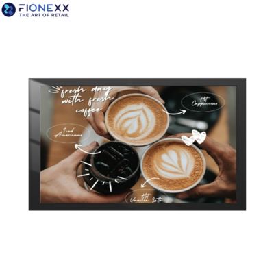 좋은 가격 43인치 블랙 AD 보드 야외 팬 없는 벽에 장착 된 디지털 사이니지 온라인으로