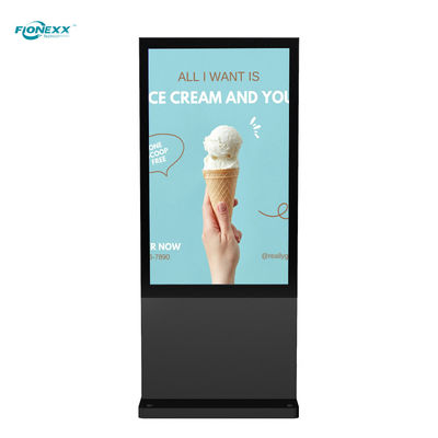 좋은 가격 32인치 블랙 AD 보드 아웃도어 팬리스 수직 디지털 토템 온라인으로