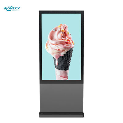 좋은 가격 RoHS 바닥 서있는 디지털 사이니지 디스플레이 야외 LCD 광고 플레이어 100-240V 온라인으로