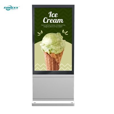 좋은 가격 75' 은 AD 보드 외관 LCD 키오스크 외관 디지털 사이니지 1650*928mm 온라인으로