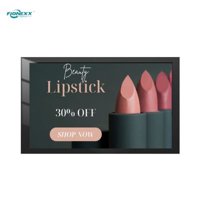 좋은 가격 75인치 블랙 AD 보드 야외 팬 없는 벽에 장착 된 디지털 사이니지 온라인으로