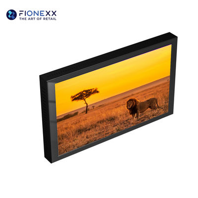 49인치 팬 없는 야외 LCD 광고 플레이어 벽에 장착된 LCD 화면