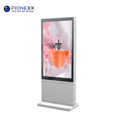 55인치 2500Nits 팬 없는 야외 토템 사이니지 LCD 디스플레이