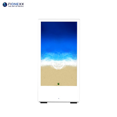 좋은 가격 2000nits 밝기 디지털 LCD 키오스크 이동식 배터리 IP65 방수 WiFi 및 블루투스 연결 온라인으로