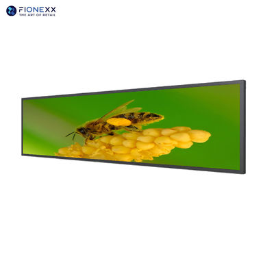 56.2인치 스트레치 바 LCD 디스플레이 4K 500nits 초대 폭 벽에 장착