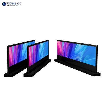 47.6인치 스트레칭 바 LCD 디스플레이 듀얼 사이드 테이블 스탠드 모니터