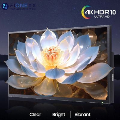 43-55인치 2K 4K 크리스탈 LED 스마트 LCD TV 방수 IP55 야외 텔레비전