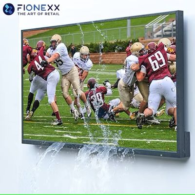 60 Hz 갱신 속도 태양 전지 방수 QLED TV 4k TV HD 튼튼한 알루미늄 케이스와 TV 포함 부품