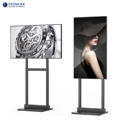 65인치 4K 고 밝기 LCD 창문 디스플레이 단면 풍경 / 초상화