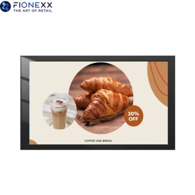 알루미늄 프레임과 성능이있는 12mm 베젤 벽에 장착 된 49 