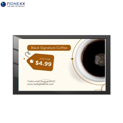 좋은 가격 75인치 블랙 AD 보드 야외 팬 없는 벽에 장착 된 디지털 사이니지 온라인으로