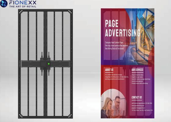 좋은 가격 LED 투명 디스플레이 P5.9 P6.9 P10.4 GOB 플렉시블 맞춤형 초경량 6.9KG 뛰어난 방열 IP65 방수 디자인 탄소 ﬁ버 프레임 LED 디스플레이 온라인으로