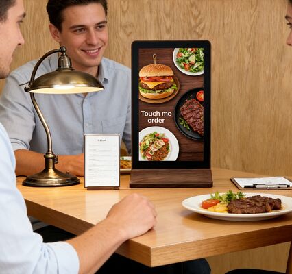 좋은 가격 11.6인치 휴대용 디지털 사이니지 LCD 디스플레이, 1920x1080 해상도, 휴대용 배터리 구동 LCD 디스플레이 온라인으로