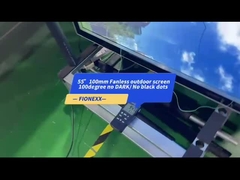 800-2500nits LCD 광고판 55 인치 상업용 디스플레이 알루미늄 프로필