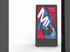 IP65 야외 배터리 가동 디지털 사이니지 배터리 가동 디지털 사이니지 43인치