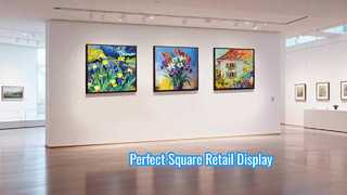 1:1 완벽한 비전 정사각형 LCD 디스플레이